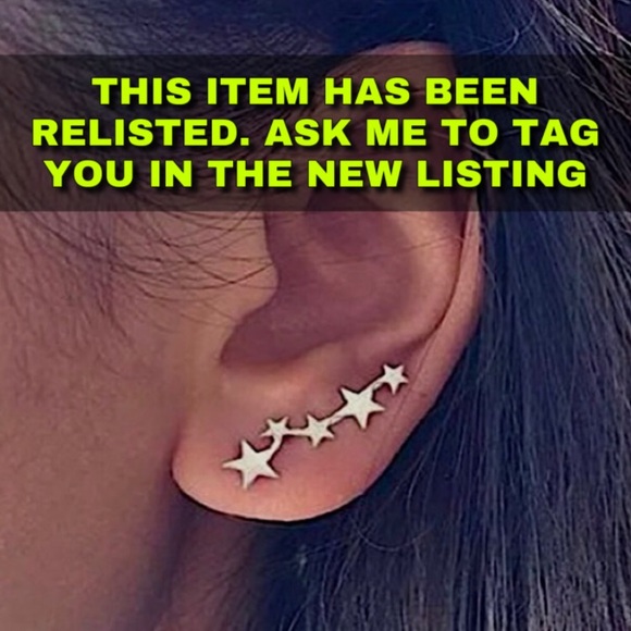 Jewelry - ⚜️[𝟯/$𝟭𝟴]⚜️Silver Star Climber Earrings NEW